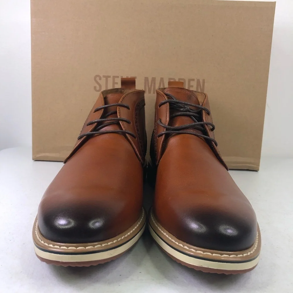 Steve Madden Breemer Leather Chukka Boots Size 7.5
